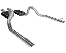 Flowmaster Catback System - Dual Rear Exit - American Thunder - Moderate Sound Ford Mustang 1998 4.6L V8