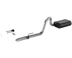 Flowmaster Catback System - Single Rear Exit - Force II - Mild Sound Jeep Wrangler 1991-1995 4.0L 6-Cyl