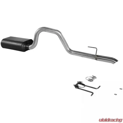 Flowmaster Catback System - Single Rear Exit - Force II - Mild Sound Jeep Wrangler 1991-1995 4.0L 6-Cyl - 17272