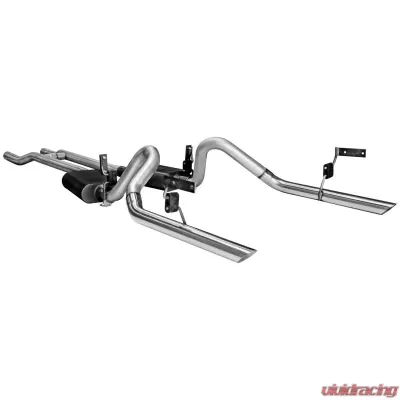 Flowmaster Header-back System - Dual Rear Exit - American Thunder - Moderate Sound Ford - 17273