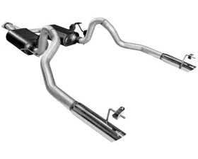 Flowmaster Catback System - Dual Rear Exit - Force II - Moderate Sound Ford Mustang 1999-2004
