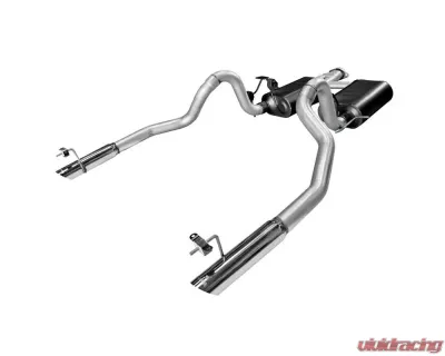 Flowmaster Catback System - Dual Rear Exit - Force II - Moderate Sound Ford Mustang 1999-2004 - 17275