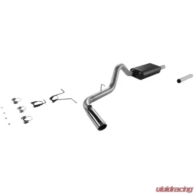 Flowmaster Catback System - Single Side Exit - Force II - Mild/Moderate Sound Dodge Dakota 2000-2003 - 17278