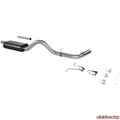 Flowmaster Catback System - Single Side Exit - Force II - Mild/Moderate Sound Dodge Dakota 2000-2003 - 17278