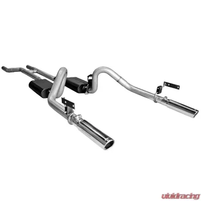Flowmaster Header-back System - Dual Rear Exit - American Thunder - Aggressive Sound Ford - 17281