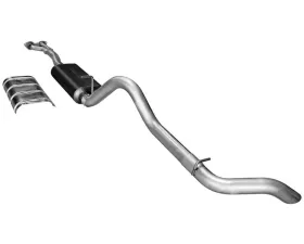 Flowmaster Catback System - Single Side Exit - American Thunder - Moderate Sound Chevrolet C/K 1500 1996-1998 5.7L V8