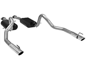 Flowmaster Catback System - Dual Rear Exit - American Thunder - Moderate Sound Ford Mustang 1999-2004 4.6L V8