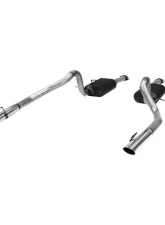 Flowmaster Catback System - Dual Rear Exit - American Thunder - Moderate Sound Ford Mustang 1999-2004 4.6L V8                                     - 17312 - Image 2