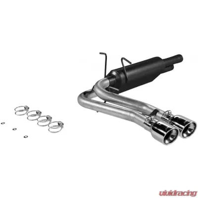 Flowmaster Catback System - Dual Same Side Exit - American Thunder - Moderate/Aggressive Ford F-150 1999-2003 5.4L V8 - 17367