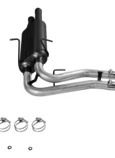 Flowmaster Catback System - Dual Same Side Exit - American Thunder - Moderate/Aggressive Ford F-150 1999-2003 5.4L V8                                     - 17367 - Image 3