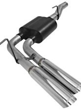 Flowmaster Catback System - Dual Same Side Exit - American Thunder - Aggressive Sound Dodge Ram 1500 2004-2005 5.7L V8                                     - 17398 - Image 2