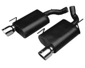 Flowmaster Axleback System - Dual Rear Exit - Force II - Moderate Sound Ford Mustang 2005-2010