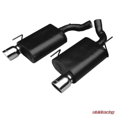 Flowmaster Axleback System - Dual Rear Exit - Force II - Moderate Sound Ford Mustang 2005-2010 - 17410