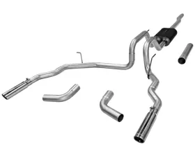 Flowmaster Catback System - Dual Rear/Side Exit - Force II - Mild Sound