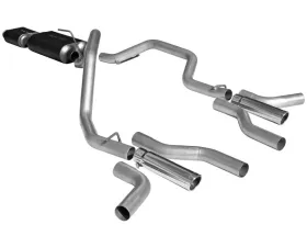 Flowmaster Catback System - Dual Rear/Side Exit - American Thunder - Moderate/Aggressive Toyota Tundra 2000-2006 4.7L V8