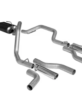 Flowmaster Catback System - Dual Rear/Side Exit - American Thunder - Moderate/Aggressive Toyota Tundra 2000-2006 4.7L V8                                     - 17425 - Image 2