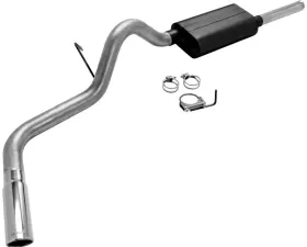 Flowmaster Catback System - Single Side Exit - Force II - Mild Sound Dodge Dakota 2005-2010