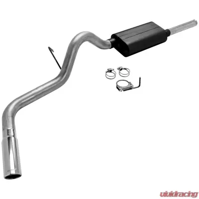 Flowmaster Catback System - Single Side Exit - Force II - Mild Sound Dodge Dakota 2005-2010 - 17458