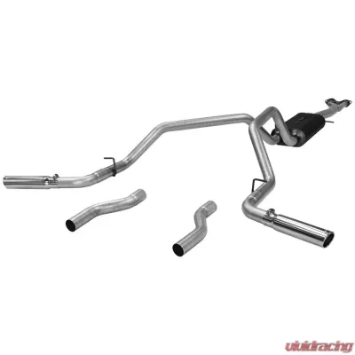 Flowmaster Catback System - Dual Rear/Side Exit - American Thunder - Moderate Sound - 17470