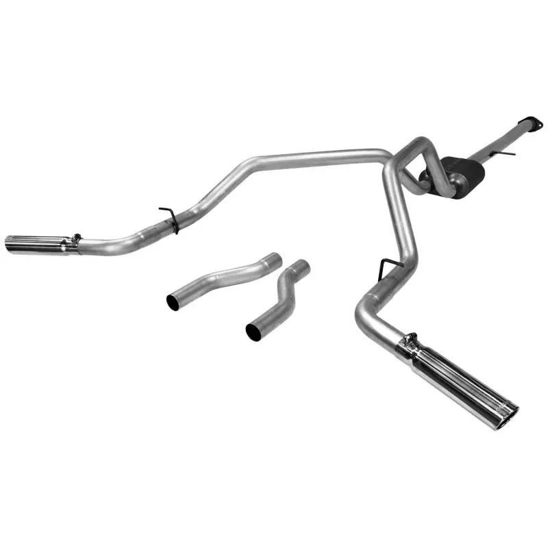 Flowmaster Catback System - Dual Rear/Side Exit - American Thunder - Moderate Sound - 17473