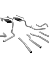 Flowmaster Crossmember-back - Dual Rear/Side Exit - AMT - Moderate/Aggressive Sound Chevrolet C/K 10 1967-1972                                     - 17654 - Image 2