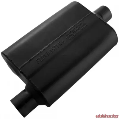 Flowmaster 40 Series Muffler - 2.50 Offset In / 2.50 Center Out - Aggressive Sound - 42541