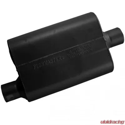 Flowmaster 40 Series Muffler - 2.50 Offset In / 2.50 Center Out - Aggressive Sound - 42541