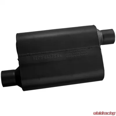 Flowmaster 40 Series Muffler - 2.50 Offset In / 2.50 Offset Out - Aggressive Sound - 42543