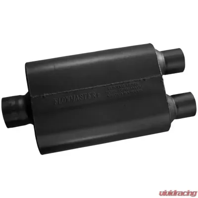 Flowmaster 40 Series Muffler - 3.00 Center In / 2.50 Dual Out - Aggressive Sound - 430402