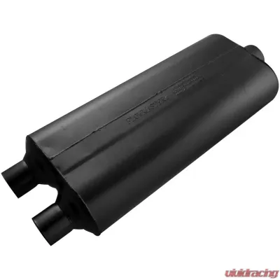 Flowmaster 70 Series Muffler - 2.25 Dual In / 3.00 Center Out - Mild Sound - 524703