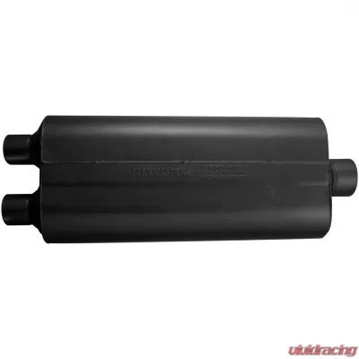 Flowmaster 70 Series Muffler - 2.25 Dual In / 3.00 Center Out - Mild Sound - 524703