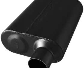Flowmaster 40 Series Muffler 409S - 2.50 Offset In / 2.50 Center Out - Aggressive Sound
