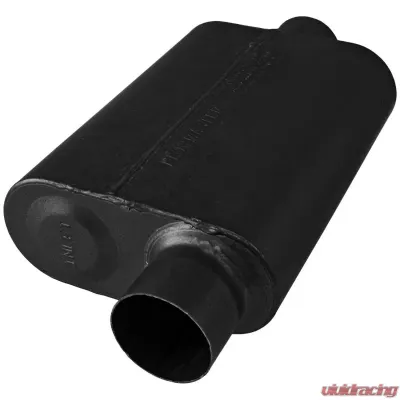 Flowmaster 40 Series Muffler 409S - 3.00 Offset In / 3.00 Center Out - Aggressive Sound - 8043041