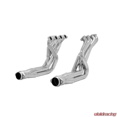 Flowmaster Header 409S - 4-1 One piece - 3.50 in. Ball and Socket Flange Outlet - Pair Chevrolet - 814114