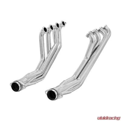 Flowmaster Header 409S - 4-1 One piece - 3.00 in. Ball and Socket Flange Outlet - Pair Chevrolet Chevelle 1964-1972 - 814116