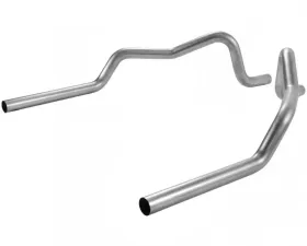 Flowmaster Prebent Tailpipes 409S - 2.50 in. Rear Exit - Pair