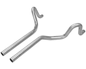 Flowmaster Prebent Tailpipes 409S - 2.50 in. Rear Exit - Pair