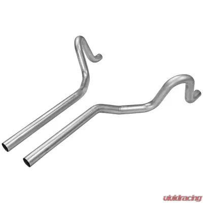 Flowmaster Prebent Tailpipes 409S - 2.50 in. Rear Exit - Pair - 815802
