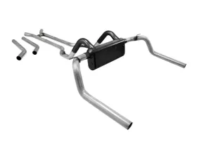 Flowmaster Header-back System 409S - Dual Rear Exit - American Thunder - Moderate Sound