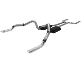 Flowmaster Header-back System 409S - Dual Rear Exit - American Thunder- Moderate/Aggressive
