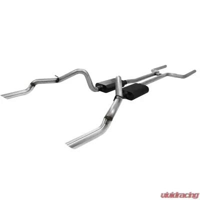 Flowmaster Header-back System 409S - Dual Rear Exit - American Thunder- Moderate/Aggressive - 817139