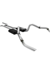 Flowmaster Header-back System 409S - Dual Rear Exit - American Thunder- Moderate/Aggressive                                     - 817139 - Image 2