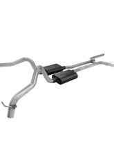 Flowmaster Header-back System 409S -Dual Rear Exit - American Thunder - Moderate/Aggressive Chevrolet                                     - 817158 - Image 4