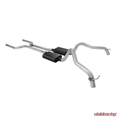 Flowmaster Header-back System 409S -Dual Rear Exit - American Thunder - Moderate/Aggressive Chevrolet - 817158