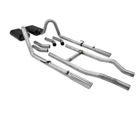 Flowmaster Header-back System 409S - Dual Rear Exit - American Thunder -Moderate/Aggressive Chevrolet