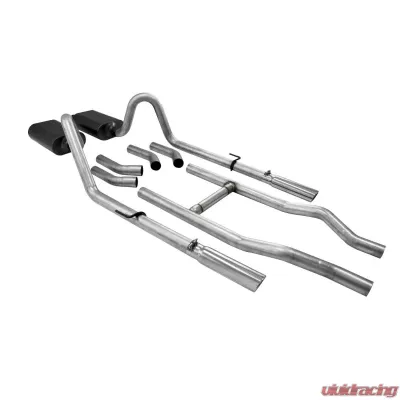 Flowmaster Header-back System 409S - Dual Rear Exit - American Thunder -Moderate/Aggressive Chevrolet - 817174