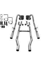 Flowmaster Header-back System 409S - Dual Rear Exit - American Thunder -Moderate/Aggressive Chevrolet                                     - 817174 - Image 3