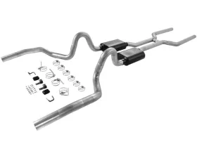 Flowmaster Header-back System 409S - Dual Rear Exit - American Thunder - Aggressive Sound
