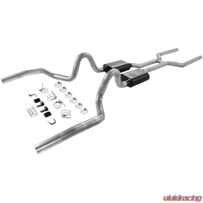 Flowmaster Header-back System 409S - Dual Rear Exit - American Thunder - Aggressive Sound - 817200