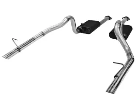 Flowmaster Catback System 409S - Dual Rear Exit - American Thunder - Aggressive Sound Ford 5.0L V8